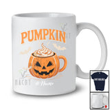 Personalized Custom Name Pumpkin; Scary Halloween Couple Pumpkin Spice; Family Group T-Shirt