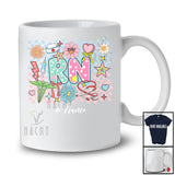 Personalized Custom Name RN; Lovely Back To School Flowers Coquette Nurse Nursing T-Shirt