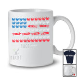 Personalized Custom Name Raccoon Patriotic American Flag; Awesome 4th Of July Animal T-Shirt