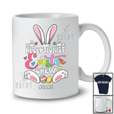 Personalized Custom Name Receptionist Easter Crew; Adorable Easter Bunny Ears; Family T-Shirt