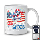 Personalized Custom Name Red White And Bites; Lovely 4th Of July US Flag Cat Owner; Patriotic T-Shirt