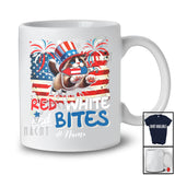 Personalized Custom Name Red White And Bites; Proud 4th Of July Ragdoll Cat; Patriotic T-Shirt