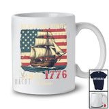 Personalized Custom Name Rejecting Kings Since 1776; Amazing 4th Of July Sailboat; Patriotic T-Shirt