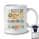 Personalized Custom Name Retired Paraprofessional New Schedule; Joyful Mother's Day Retirement T-Shirt