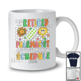 Personalized Custom Name Retired Pharmacist Love New Schedule; Joyful Mother's Day Retirement T-Shirt