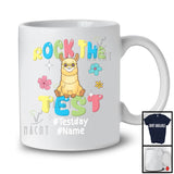 Personalized Custom Name Rock The Test, Humorous Testing Day Llama, Teacher Group T-Shirt