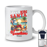 Personalized Custom Name Santa Is On Vacation; Joyful Christmas Summer Hawaii Beach T-Shirt