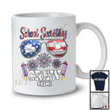 Personalized Custom Name School Secretary Crew, Joyful 4th Of July Sunglasses, Careers Patriotic T-Shirt