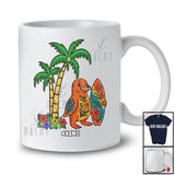 Personalized Custom Name Sea Lion Surfer; Joyful Summer Vacation Hawaiian Surfing Lover T-Shirt