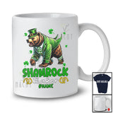 Personalized Custom Name Shamrock Shaker; Humorous St. Patrick's Day Leprechaun Bear; Family T-Shirt