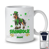 Personalized Custom Name Shamrock Shaker; Humorous St. Patrick's Day Leprechaun Horse; Farmer T-Shirt