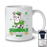Personalized Custom Name Shamrock Shaker; Humorous St. Patrick's Day Leprechaun Llama; Family T-Shirt