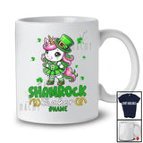 Personalized Custom Name Shamrock Shaker; Humorous St. Patrick's Day Leprechaun Unicorn; Family T-Shirt