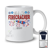 Personalized Custom Name She's My Firecracker; Amazing 4th Of July Fireworks; Couple Patriotic T-Shirt