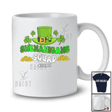 Personalized Custom Name Shenanigans Squad; Adorable St. Patrick's Day Leprechaun Hat Groovy T-Shirt
