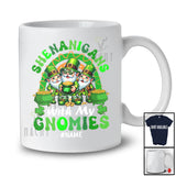 Personalized Custom Name Shenanigans With My Gnomies; Lovely St. Patrick's Day 3 Gnomes T-Shirt