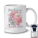 Personalized Custom Name Silly Flamingo Teacher Club; Amazing Back To School Flowers Teacher T-Shirt
