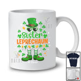 Personalized Custom Name Sister Leprechaun; Amazing St. Patrick's Day Lucky Shamrock; Family T-Shirt