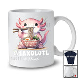Personalized Custom Name Snaxolotl; Adorable Kawaii Axolotls Ramen Girl Lover; Family T-Shirt