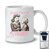 Personalized Custom Name Social Worker Therapy Is Expensive; Humorous Women Proud Jobs T-Shirt