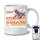 Personalized Custom Name Sorry My Komodo Dragon Ate My Homework; Lovely Reptile T-Shirt