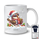 Personalized Custom Name Sparrow Playing Accordion; Joyful Christmas Musical Instruments Bird T-Shirt