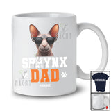 Personalized Custom Name Sphynx Dad; Lovely Father's Day Sphynx Sunglasses; Family T-Shirt