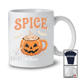 Personalized Custom Name Spice; Scary Halloween Couple Pumpkin Spice; Family Group T-Shirt