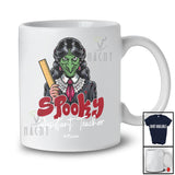 Personalized Custom Name Spooky Assistant Teacher; Scary Halloween Witch Cosplay; Proud Jobs T-Shirt