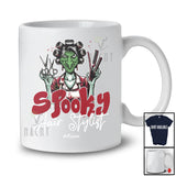 Personalized Custom Name Spooky Hair Stylist; Scary Halloween Witch Cosplay; Proud Jobs T-Shirt