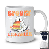 Personalized Custom Name Spooky Librarian; Lovely Halloween Boo Ghost Books; Family T-Shirt