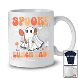 Personalized Custom Name Spooky Lunch Lady; Lovely Halloween Boo Ghost Books; Family T-Shirt