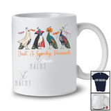 Personalized Custom Name Spooky Peacock; Lovely Halloween Four Peacock Boo Pumpkin; Family T-Shirt