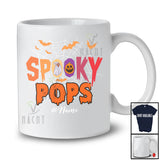 Personalized Custom Name Spooky Pops; Creepy Halloween Spider Web Boo Pumpkin; Family T-Shirt