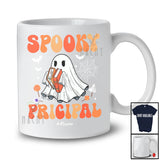 Personalized Custom Name Spooky Principal; Lovely Halloween Boo Ghost Books Teaching; Family T-Shirt