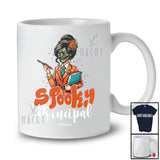 Personalized Custom Name Spooky Principal; Scary Halloween Witch Cosplay; Proud Jobs T-Shirt