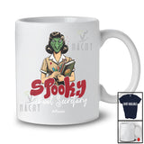 Personalized Custom Name Spooky School Secretary; Scary Halloween Witch Cosplay; Proud Jobs T-Shirt