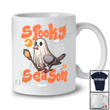 Personalized Custom Name Spooky Season; Humorous Halloween Pigeon Boo Ghost Cosplay T-Shirt