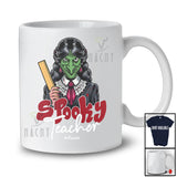 Personalized Custom Name Spooky Teacher; Scary Halloween Witch Cosplay; Proud Jobs T-Shirt