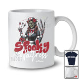 Personalized Custom Name Spooky Waitress; Scary Halloween Witch Cosplay; Proud Jobs T-Shirt