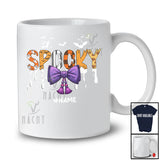 Personalized Custom Name Spooky; Scary Halloween Costume Coquette Bow Tie; Family T-Shirt