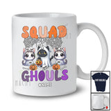Personalized Custom Name Squad Ghouls; Lovely Halloween Three Cat Boo Ghost Cosplay; Farmer T-Shirt