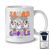 Personalized Custom Name Squad Ghouls; Lovely Halloween Three Cow Boo Ghost Cosplay; Farmer T-Shirt