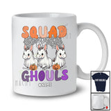 Personalized Custom Name Squad Ghouls; Lovely Halloween Three Donkey Boo Ghost Cosplay; Farmer T-Shirt