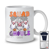 Personalized Custom Name Squad Ghouls; Lovely Halloween Three Pig Boo Ghost Cosplay; Farmer T-Shirt