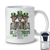 Personalized Custom Name St. X-Raytrick's Day; Happy St. Patrick's Day Three X-Ray Skeleton T-Shirt