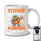 Personalized Custom Name Stepdad Of Cutest Pumpkin; Lovely Thanksgiving Dabbing Family T-Shirt