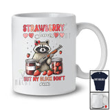 Personalized Custom Name Strawberry Jams Glock; Humorous Raccoon Gun Trash Panda T-Shirt