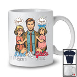 Personalized Custom Name Super Dad Of Girls, Awesome Father's Day Proud Daughter, Family T-Shirt