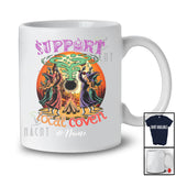 henfU5n/s1Personalized Custom Name Support Local Coven; Sarcastic Halloween Moon Witch Camping Fire T-Shirt